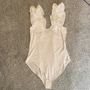 White fashion nova bodysuit